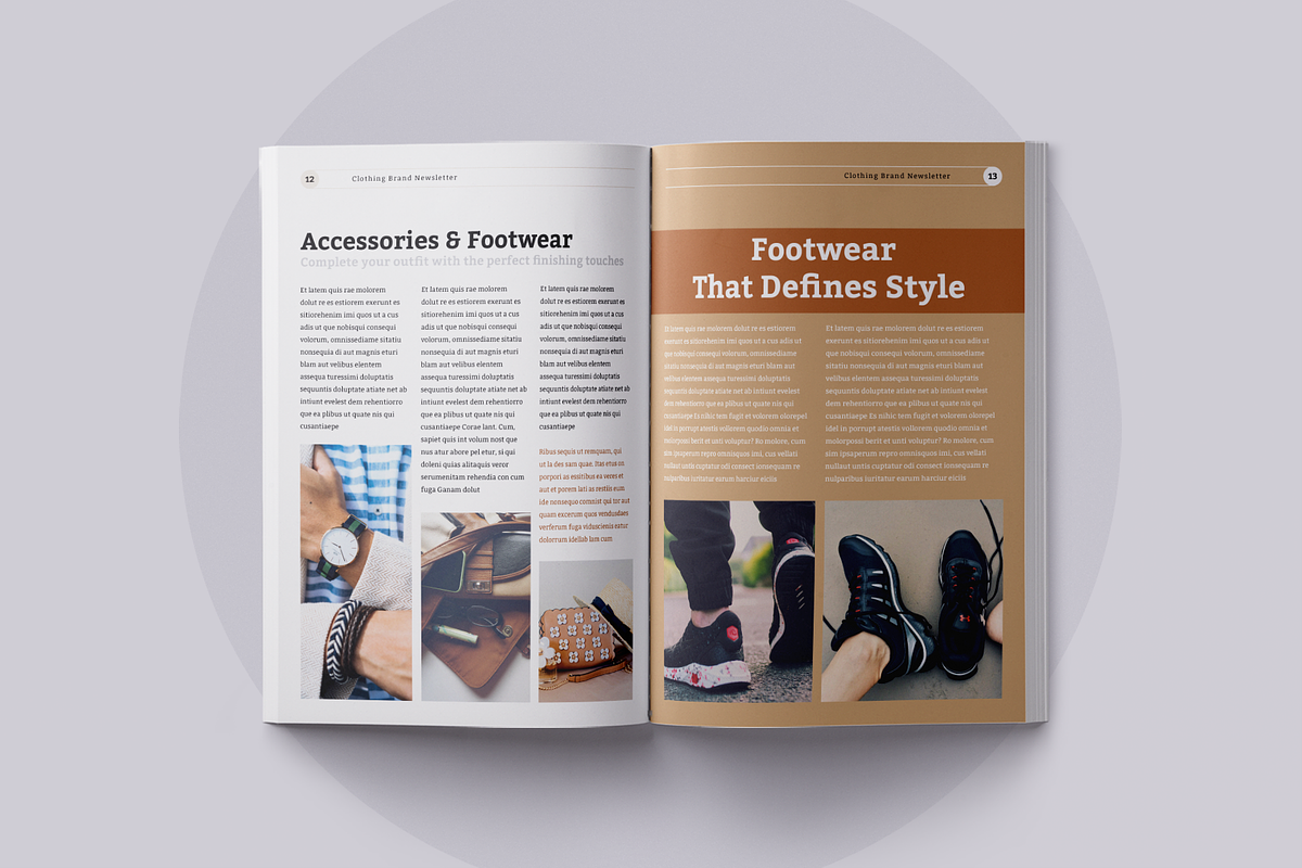 Clothing Newsletter | Canva, a Brochure Template by ArtisticLand (Photo 8 of 10)