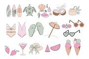 Vacay all the way! AI, JPEG, PNG., an Illustration by Sentimental postman (Thumbnail 12 of 16)