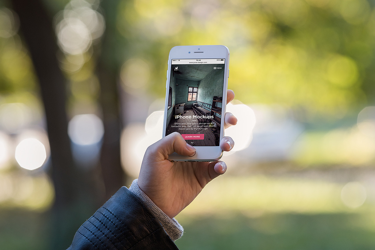 iPhone Mock-Ups, an iPhone Mockup by PuneDesign (Photo 7 of 10)
