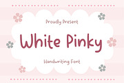 White Pinky, a Font by Aisyah (Thumbnail 1 of 5)