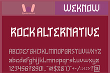 Rock Alternative Font