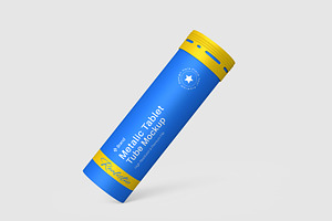 Tablet Tube Mockup PSD, a Packaging Mockup by graphypix