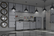 Modern Car Garage Workshop 3D Model, an Architecture 3D Model by Arthitecture Home (Thumbnail 2 of 2)