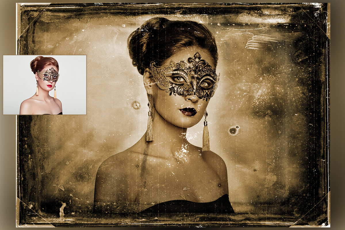Aged Antique Photoshop Action, an Action Add-On by designvillage (Photo 12 of 12)