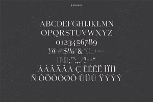 Equinox Stylish Font Duo & Logo Set