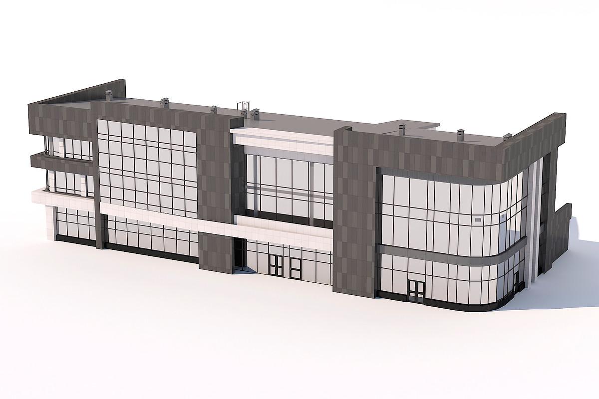 Shopping center, an Architecture 3D Model by profdesign (Photo 1 of 10)