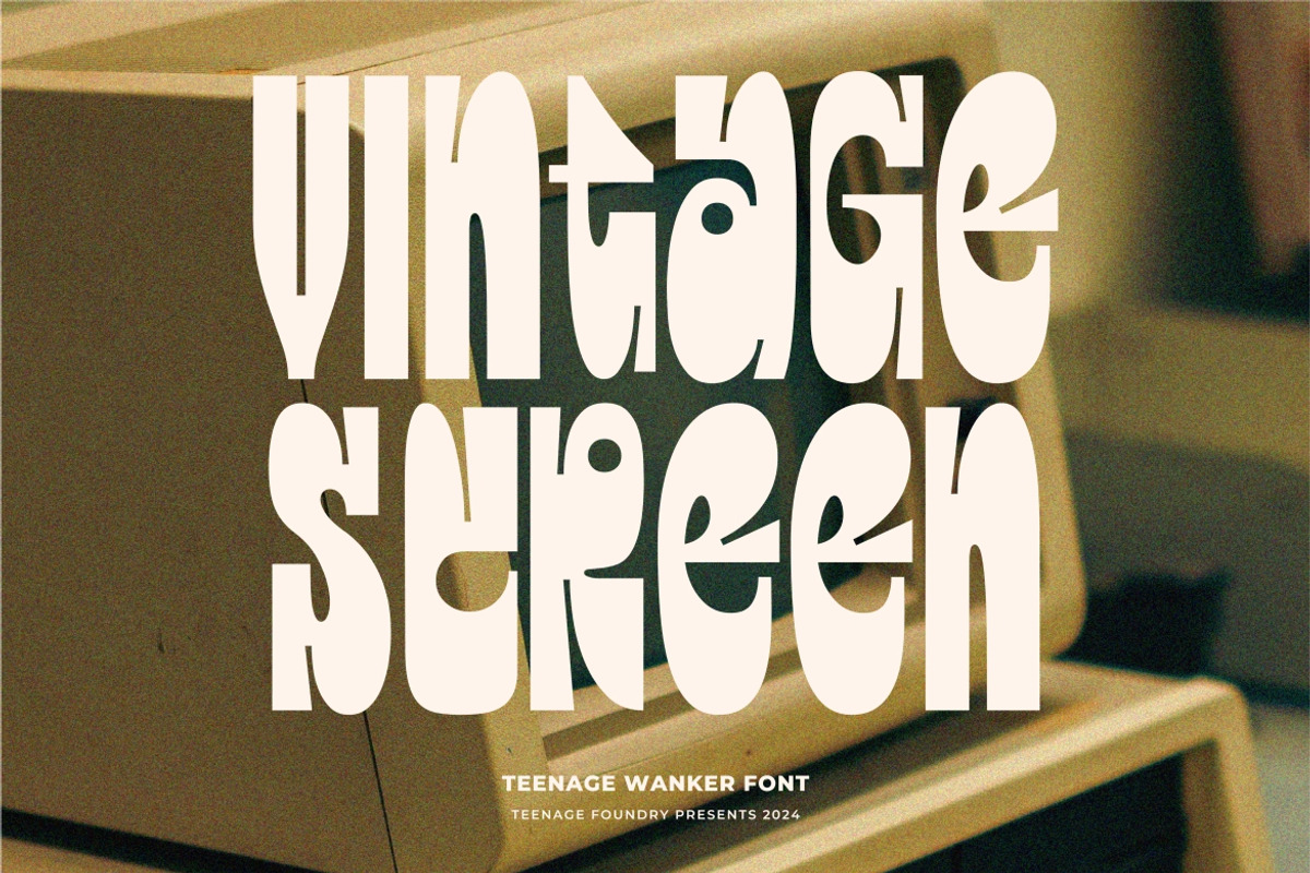 Teenage Wanker, a Slab Serif Font by TeenageFoundry (Photo 3 of 8)