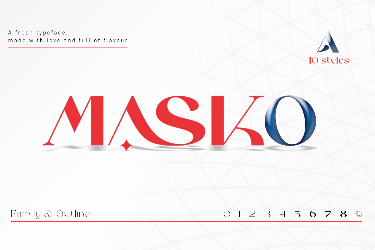 Masko Family, a Sans Serif Font by Areatype (Photo 1 of 8)