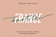 Bastille Modern Font Duo, a Sans Serif Font by Jen Wagner Co (Thumbnail 1 of 11)