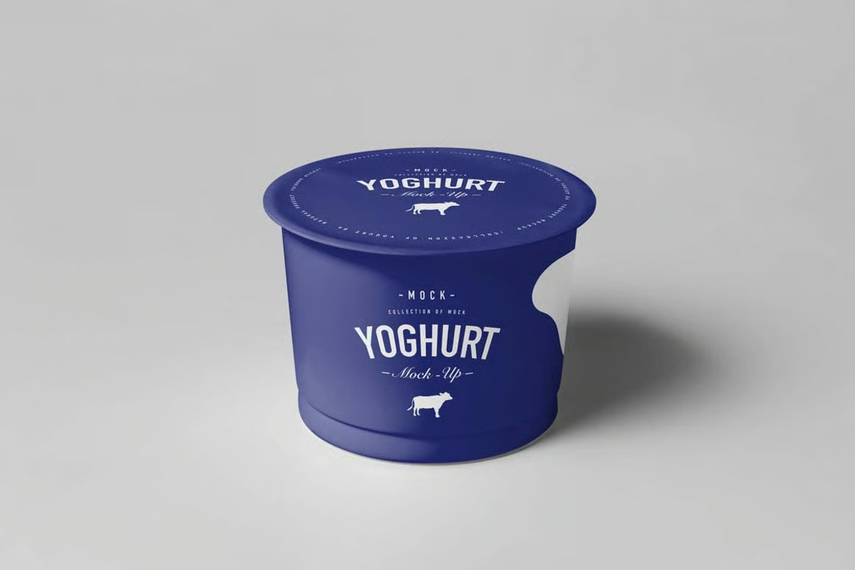 Yoghurt Cup Mock-up, a Packaging Mockup by zippypixelstudio (Photo 9 of 9)
