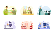 Faceless Islamic Illustrations, a Person Illustration by Berkah Studio (Thumbnail 12 of 12)