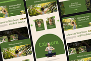 Figma Wellness Landing Page, a Landing Page Template by Musara (Thumbnail 2 of 6)