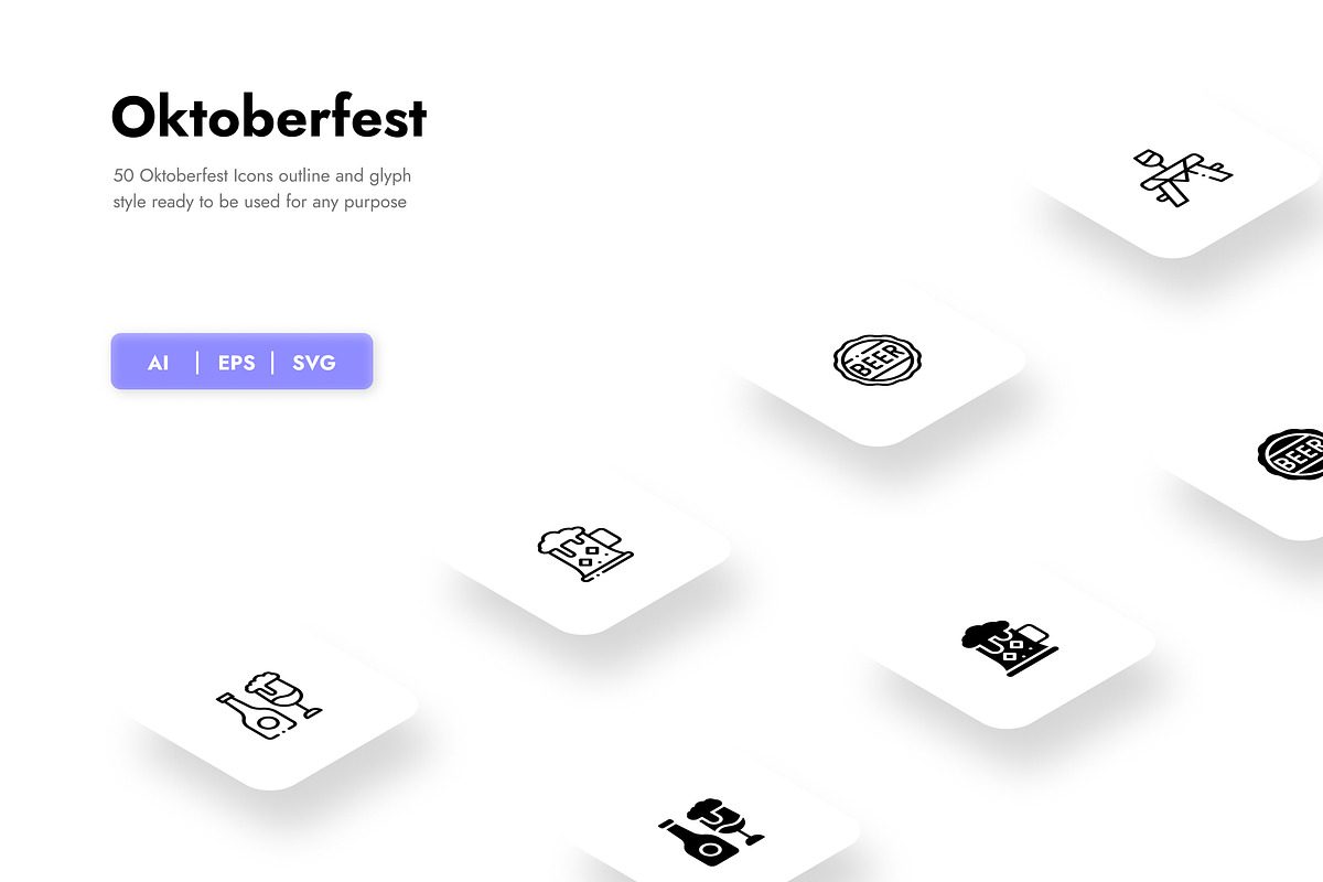 Oktoberfest Icons, a Duotone Icon by HacaStudio (Photo 1 of 3)