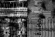20 Seamless Broken B/W TV Patterns, a Pattern Graphic by Nordic Design (Thumbnail 6 of 9)