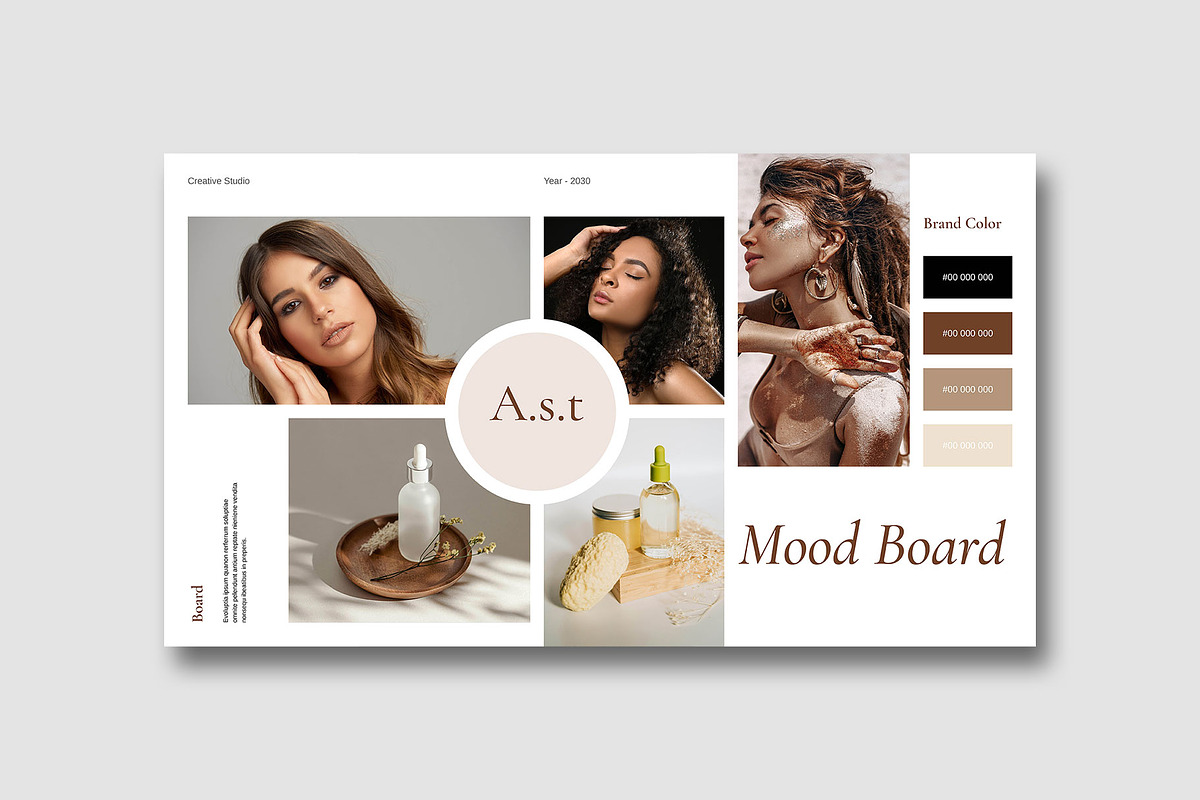 Mood Board Template, a Presentation Template by Cleffon_Graphic_Studio (Photo 3 of 5)