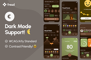 Freud UI Kit: AI Mental Health App