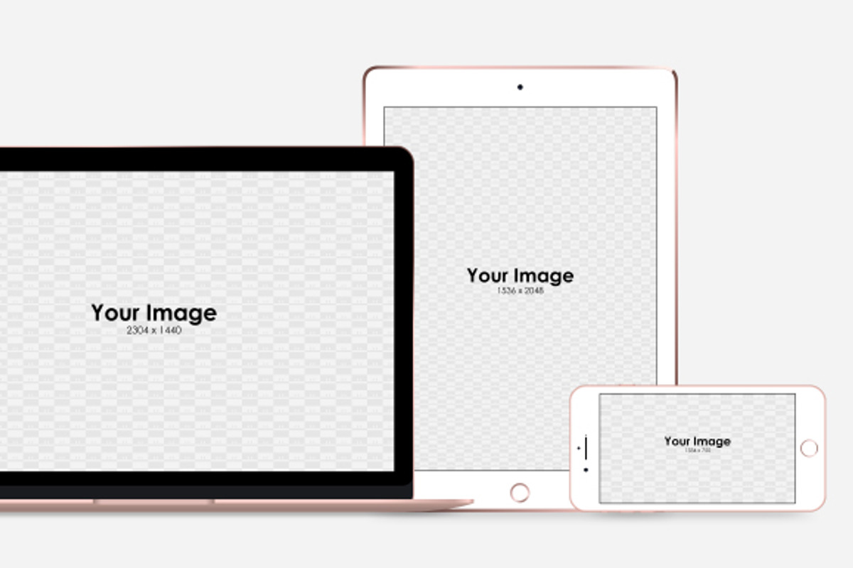 Responsive Screen Simple Mockups Set, an iPhone Mockup by tamiq (Photo 3 of 7)