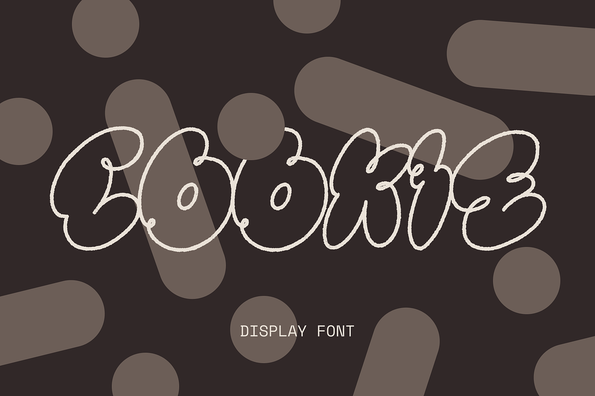 COOKIE — multilingual bubble font, a Handwritten Font by Studio Noppo (Photo 1 of 7)
