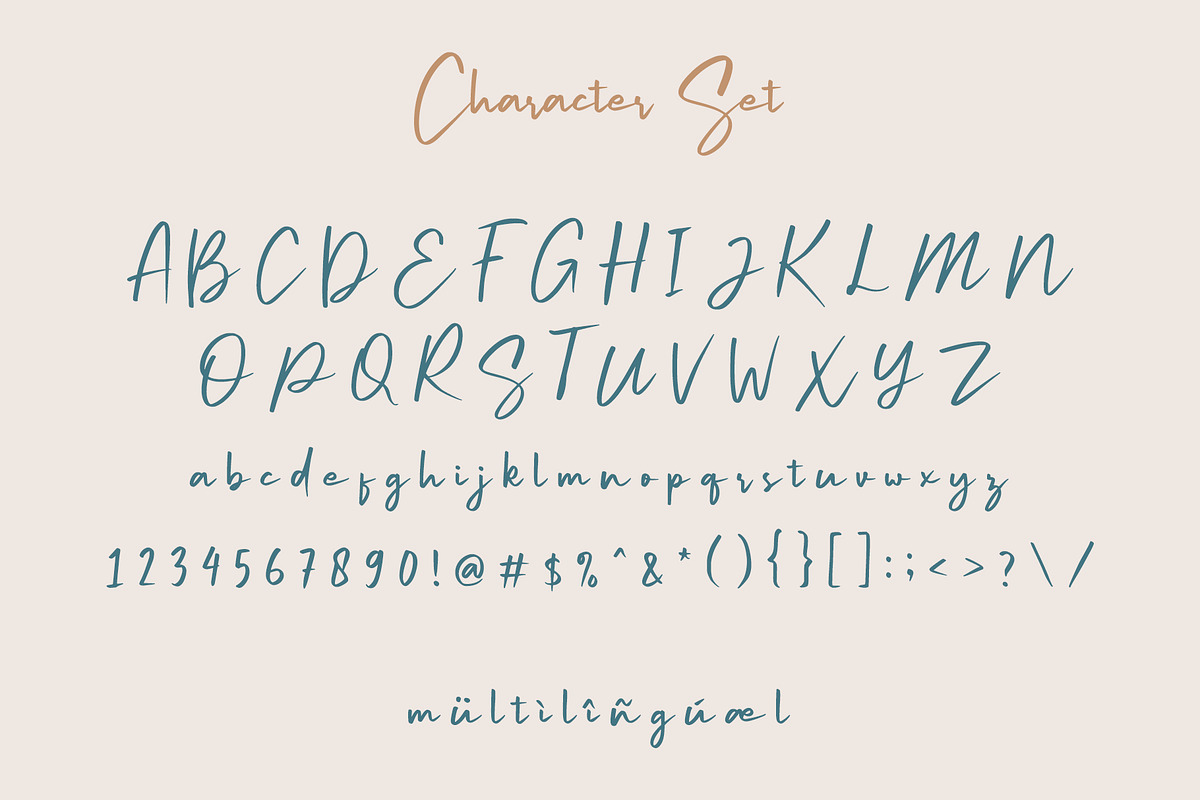 Beston - Casual Script Font, a Script Font by Craft Supply Co. (Photo 9 of 9)