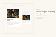 Neurodivergent at Work, Set of 24, a Person Illustration by LanternkinStudio (Thumbnail 4 of 13)