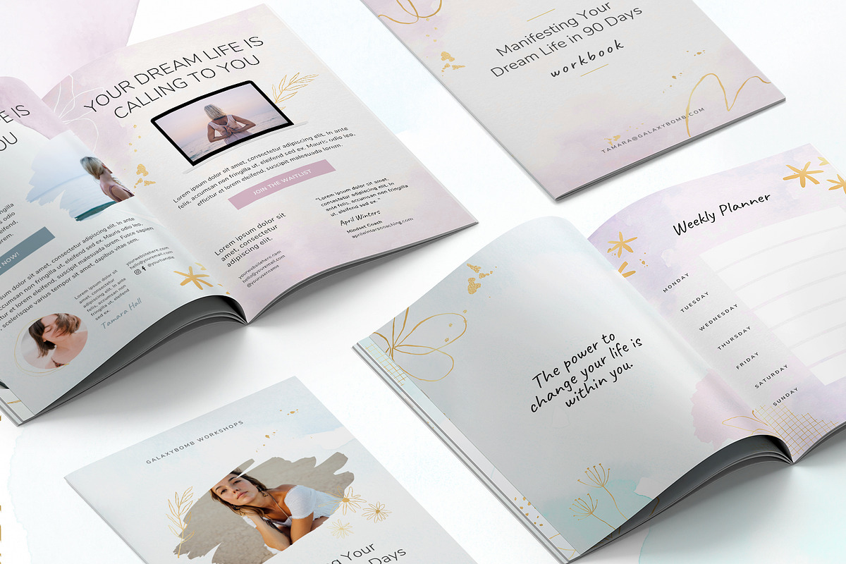 Coaches Workbook & eBook | Canva, a Magazine Template by Galaxybomb (Photo 2 of 18)