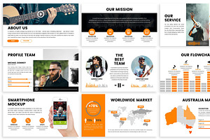 Stream - Music Powerpoint Template