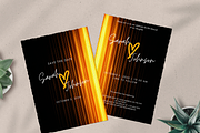 Modern Black Gold Wedding Invitation, an Invitation Template by InvitingStorys (Thumbnail 3 of 10)