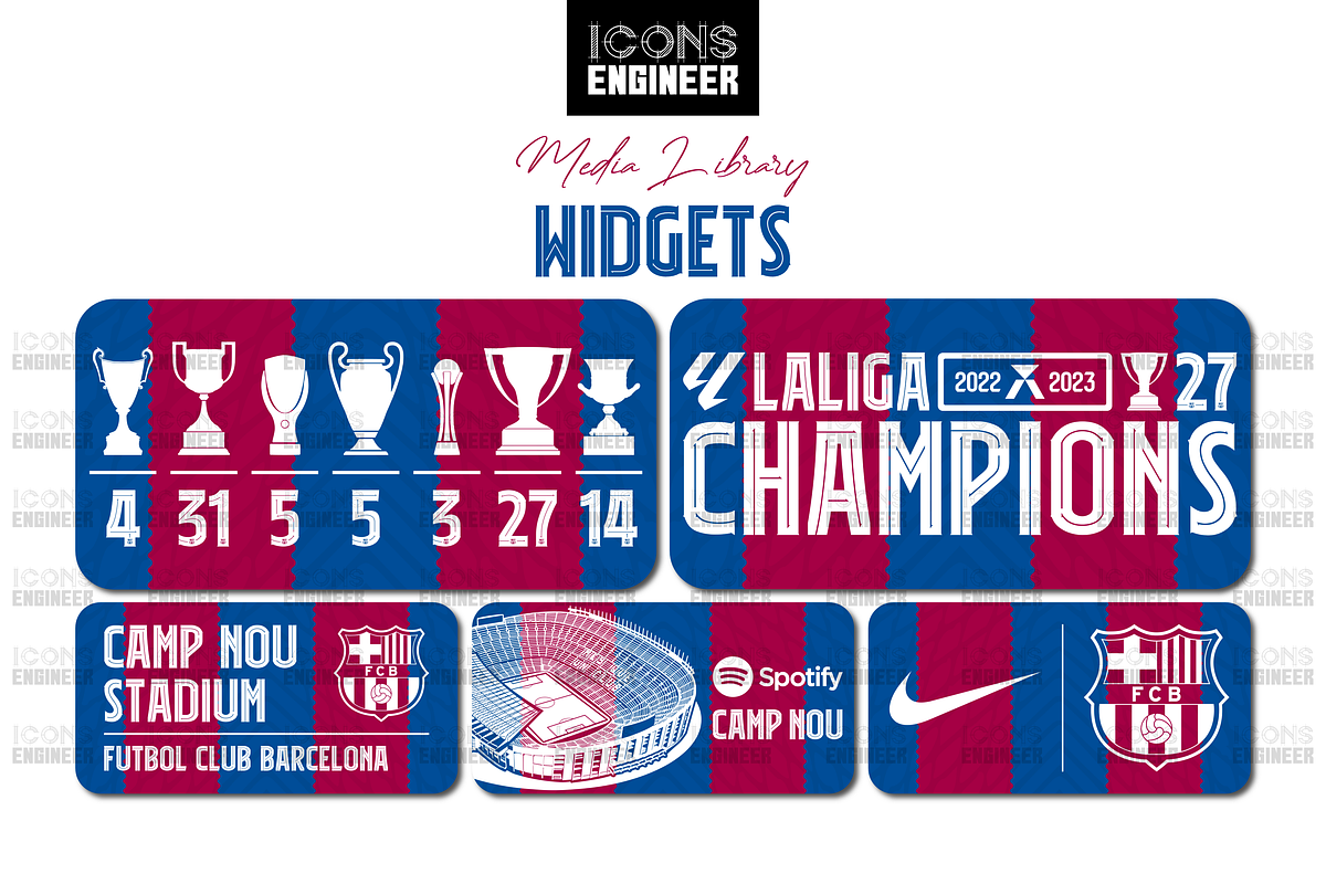 FC Barcelona 23/24 Theme Pack | Home, an Icon by IconsEngineer (Photo 6 of 11)