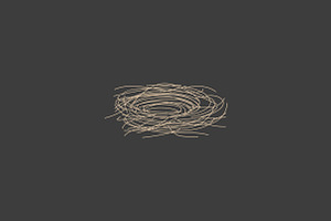 Bird nest logo template
