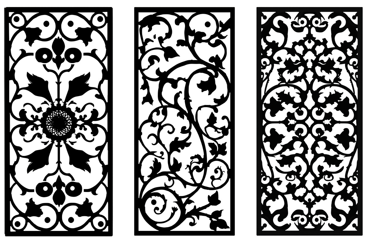 Elegant Lasercut Panel Vector Bundle, an Illustration by yasushie (Photo 14 of 21)