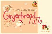 Gingerbread Latte, a Handwritten Font by Lunabi (Thumbnail 1 of 5)