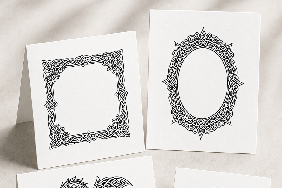 Celtic Designs frames, a Decorative Illustration by HeavensStar (Photo 5 of 9)