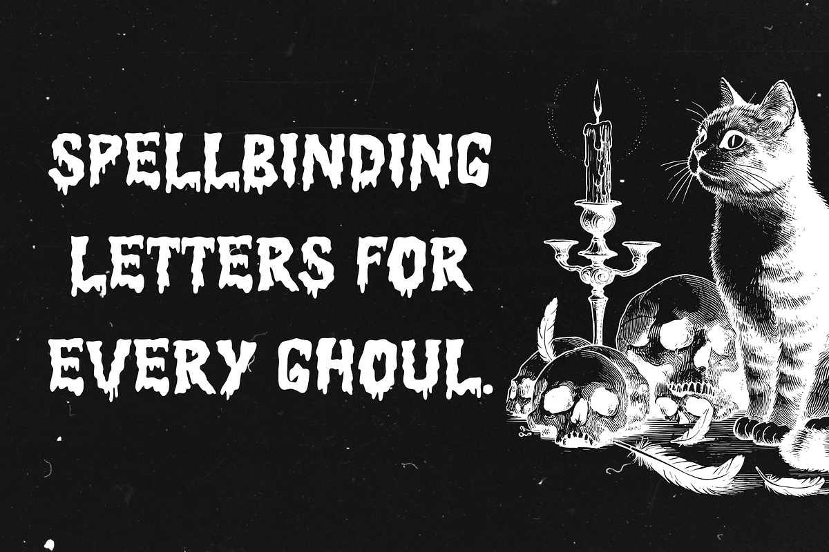 Haunted Palace is a Halloween font, a Handwritten Font by Brown Cupple (Photo 7 of 11)