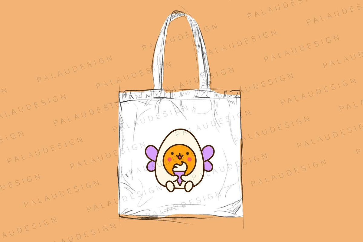 Cute Kawaii Eggs, a Food Illustration by Palau (Photo 8 of 12)