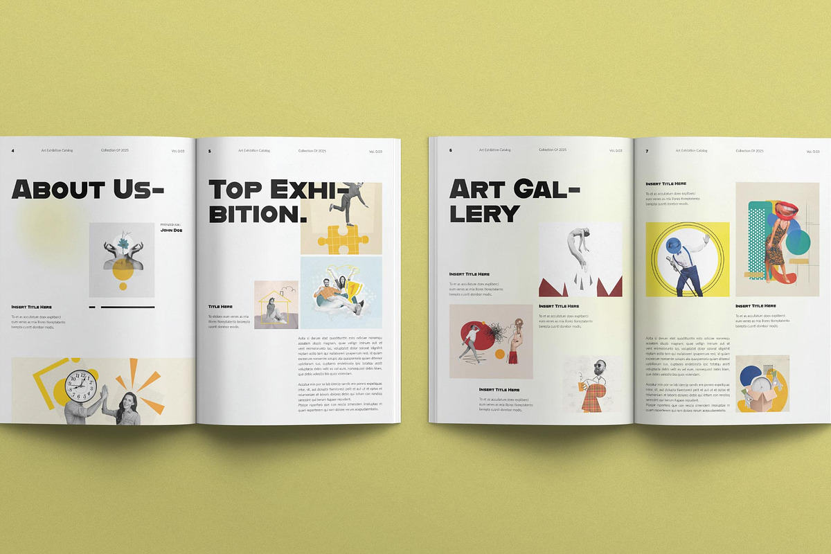 Art Exhibition Catalog Layout Design, a Brochure Template by MassiveCreator (Photo 3 of 4)