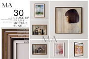 Close Up 30 Frame Mockup Bundle, a Household Mockup by Mockup Art Atelier (Thumbnail 1 of 20)