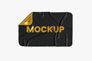 Crumpled Stickers Mockup Set, a Print Template by Graphic Bird (Thumbnail 5 of 6)