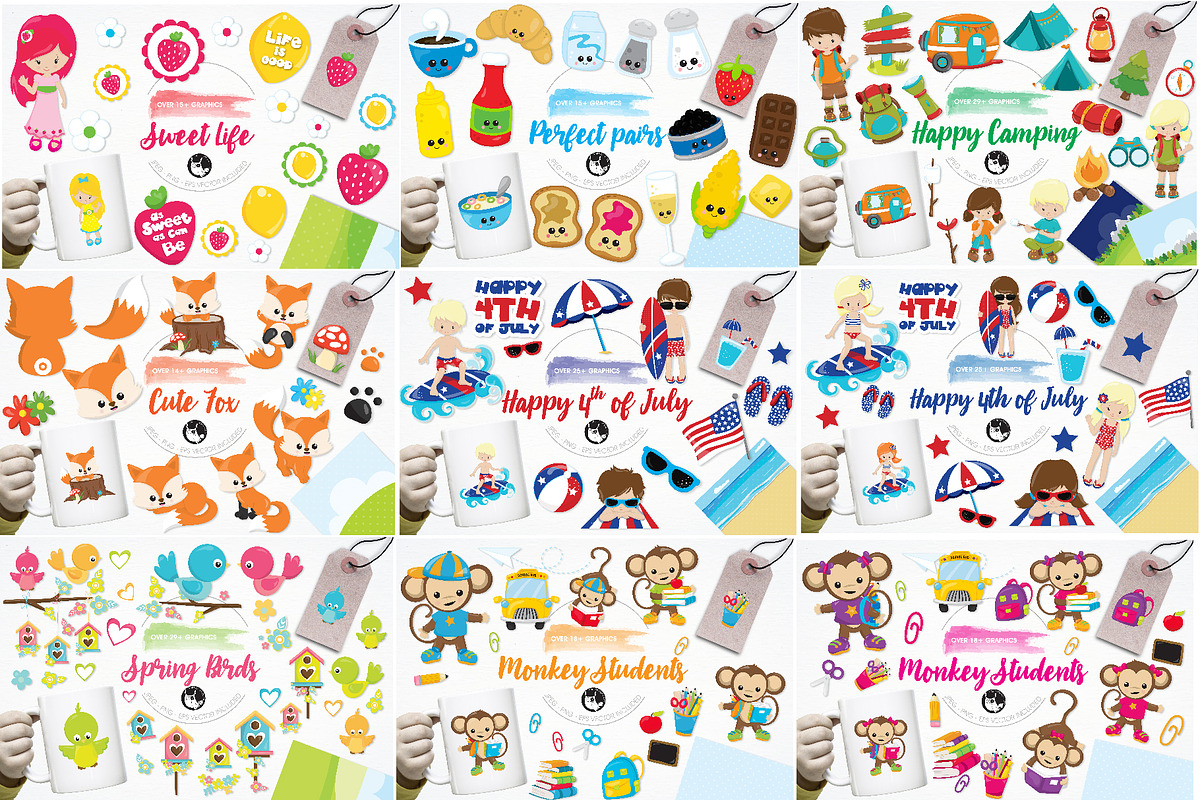 4000 in 1 - GRAPHIC GIANT BUNDLE, an Illustration by PrettyBundles (Photo 8 of 22)
