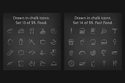 1100 Chalkboard vector icons pack, an Outline Icon by Visual Generation (Thumbnail 10 of 31)