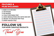 Red And Blue Lines Handwriting Sheet, a Print Template by M9 Design (Thumbnail 3 of 3)