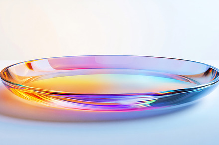Gradient hue glass dish, a Photo by Beautiful things