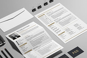 Resume Template CV + Cover Letter, a Resume Template by Klamp Studio (Thumbnail 9 of 10)