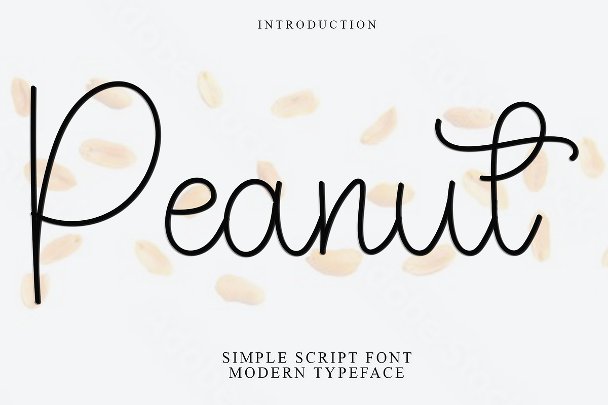 Peanut, a Handwritten Font by InermediaSTUDIO (Photo 1 of 8)