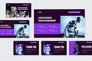 Artficial Intellegence PowerPoint, a Presentation Template by SquidPixey (Thumbnail 5 of 6)