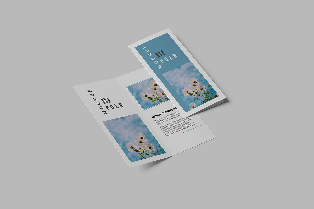 DL Bifold Brochure Mockup, a Print Template by Difa Design (Photo 8 of 11)