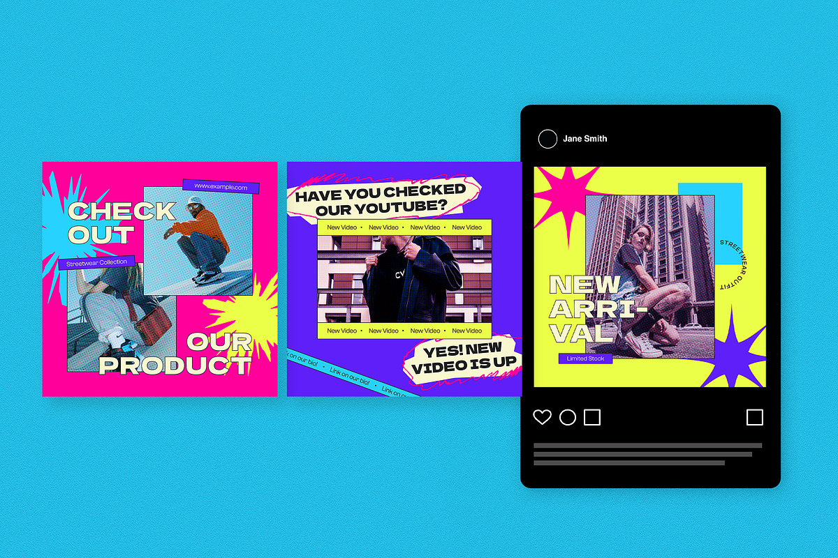 Antidesign Fashion Sale Instagram Pa, a Social Media Template by graphicook (Photo 3 of 6)