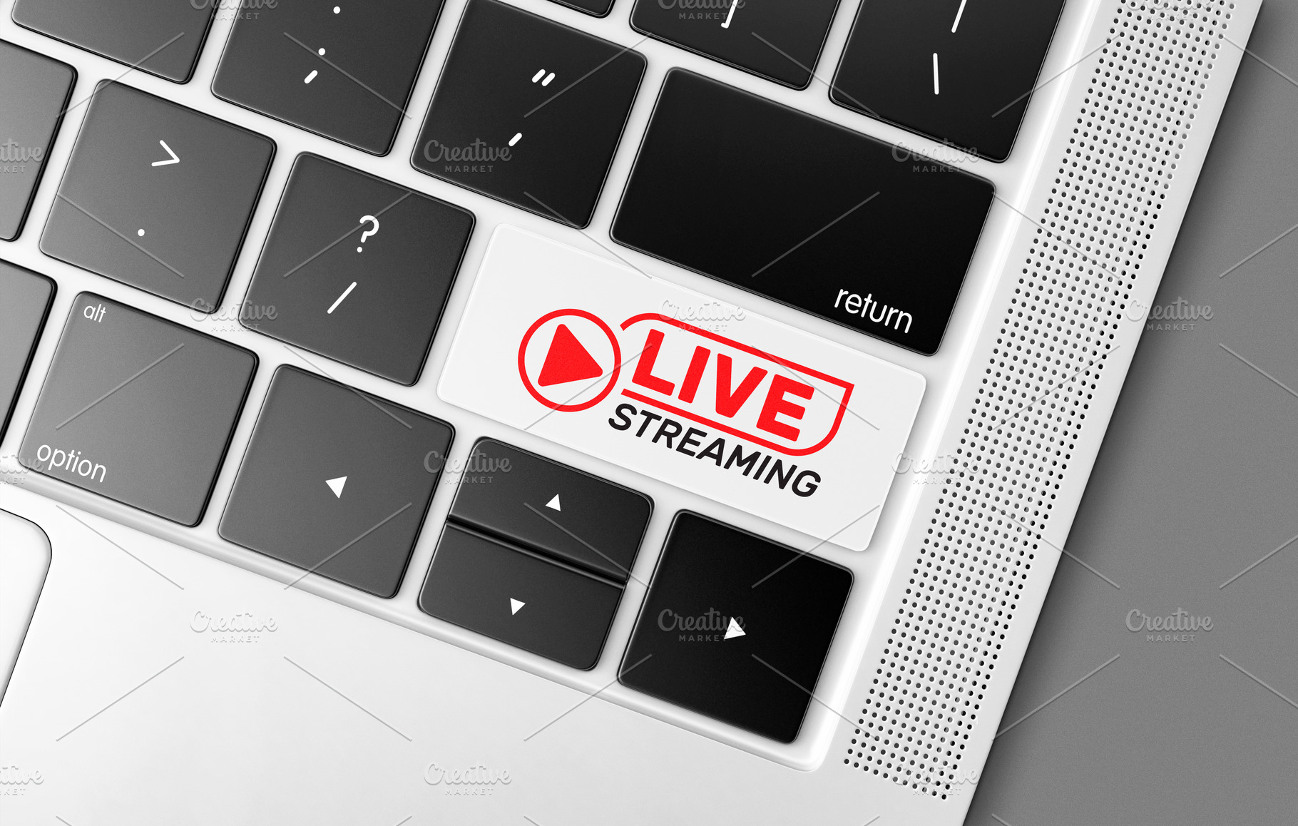 Live streaming computer key, a Technology Photo by BOOCYS