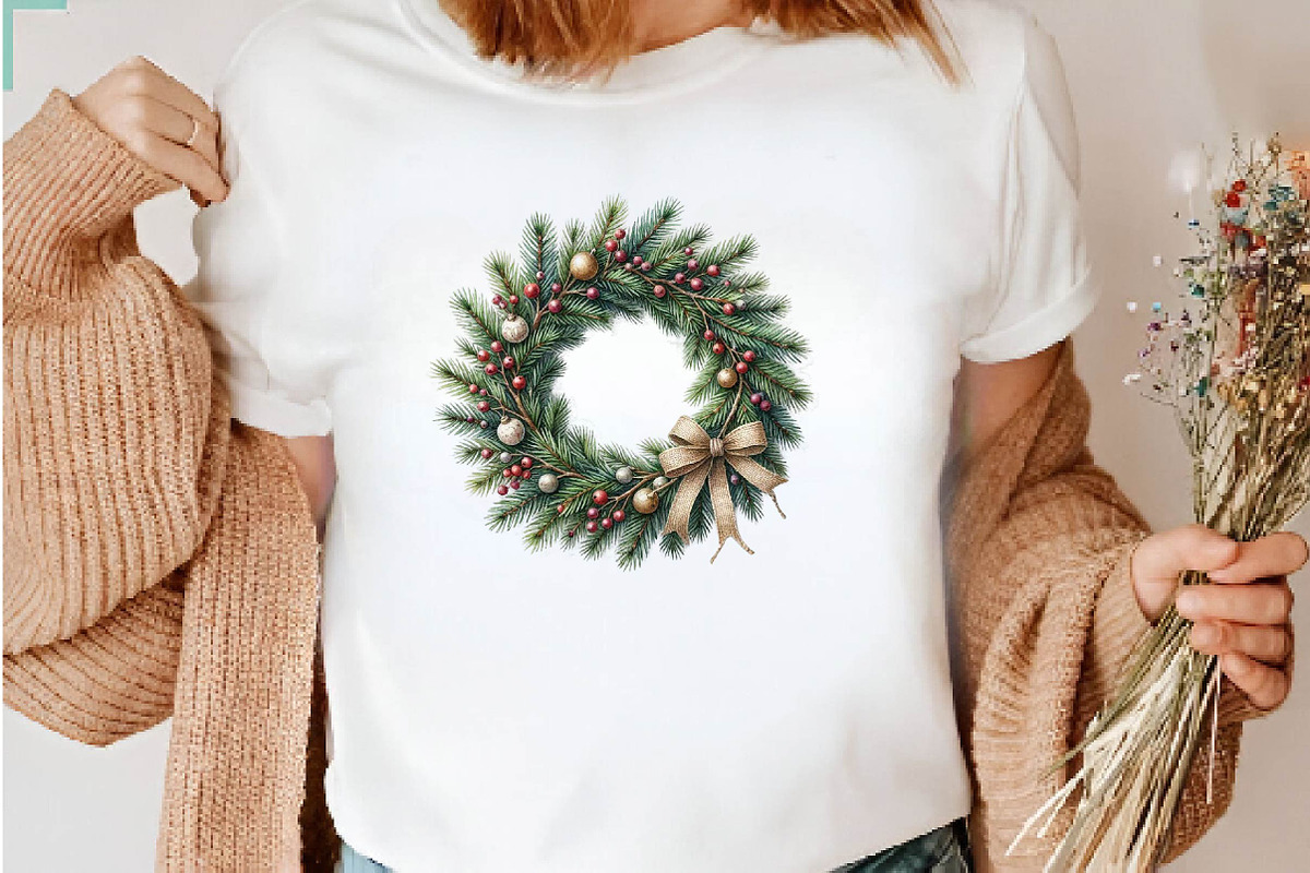 Scandinavian-inspired Christmas, a Seasonal Illustration by CreationArt (Photo 6 of 7)