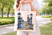 watercolor nautical clipart, an Illustration by GatewayDesign (Thumbnail 5 of 9)