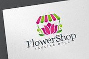 Flower Shop Logo Template, a Branding & Logo Template by emotions76 (Thumbnail 1 of 2)